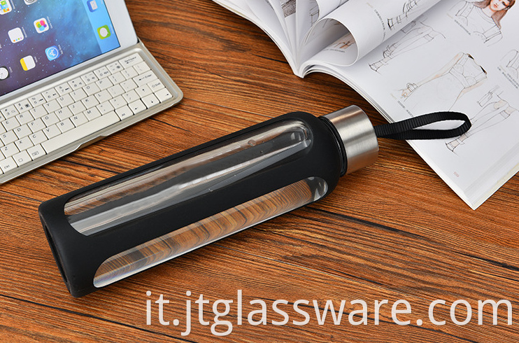 High Borosilicate Glass Water Bottle